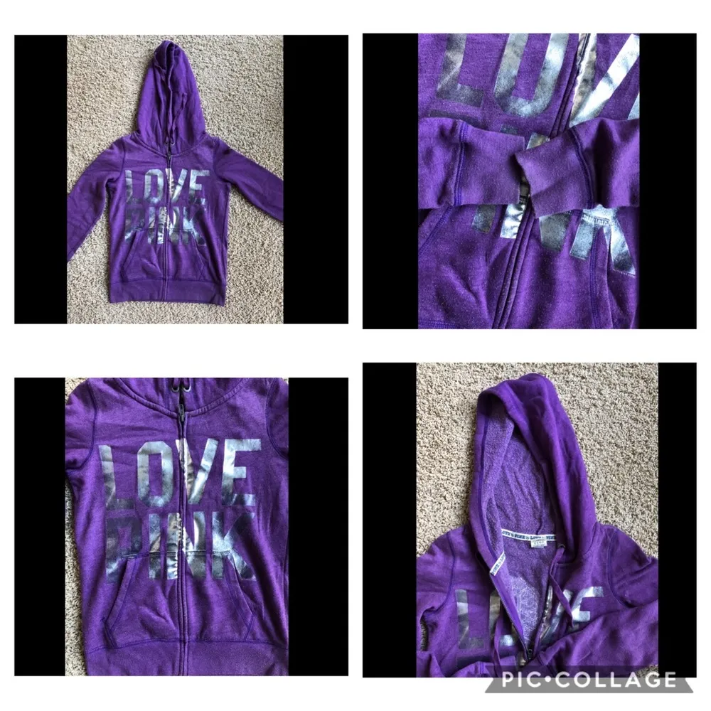 VS pink vintage sequin sweater Sz XS - Image 8