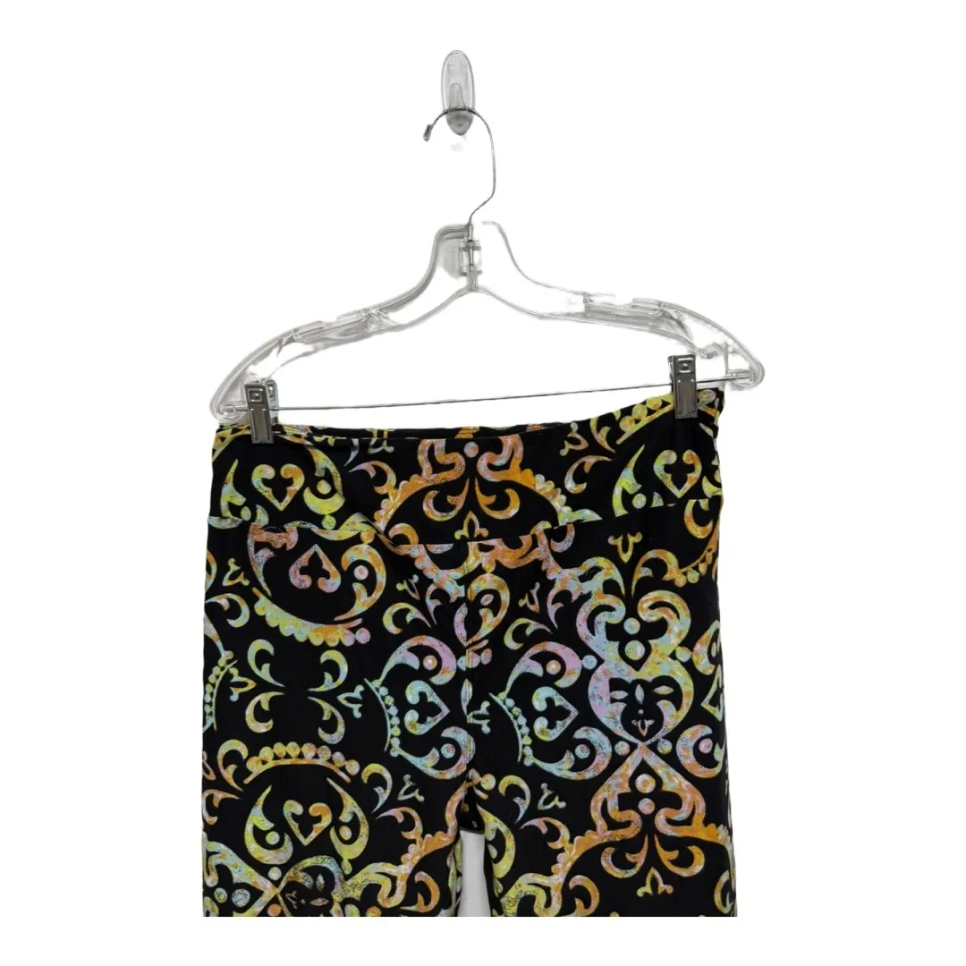 Lularoe Mosaic Rainbow Tall Curvy TC Leggings Black Soft Comfort Lounge Funky - Image 2