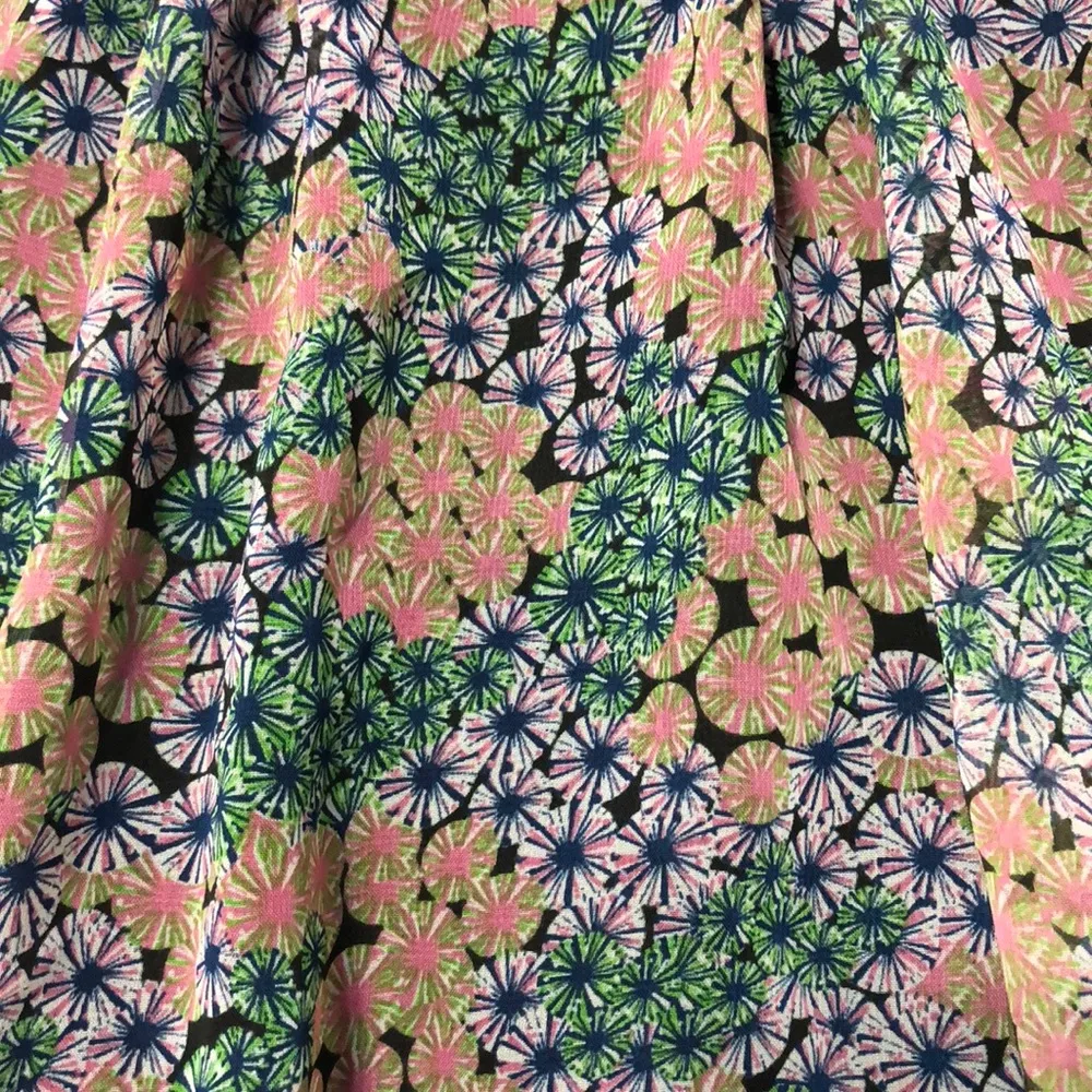 Johnny Martin Multi Color Shift Dress 7 Green Size undefined - Image 3