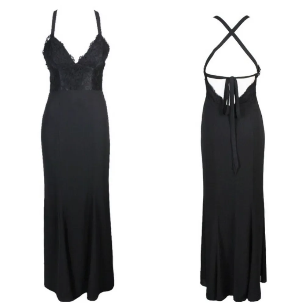 NWT Fame & Partners Black Lace Gown - Image 2