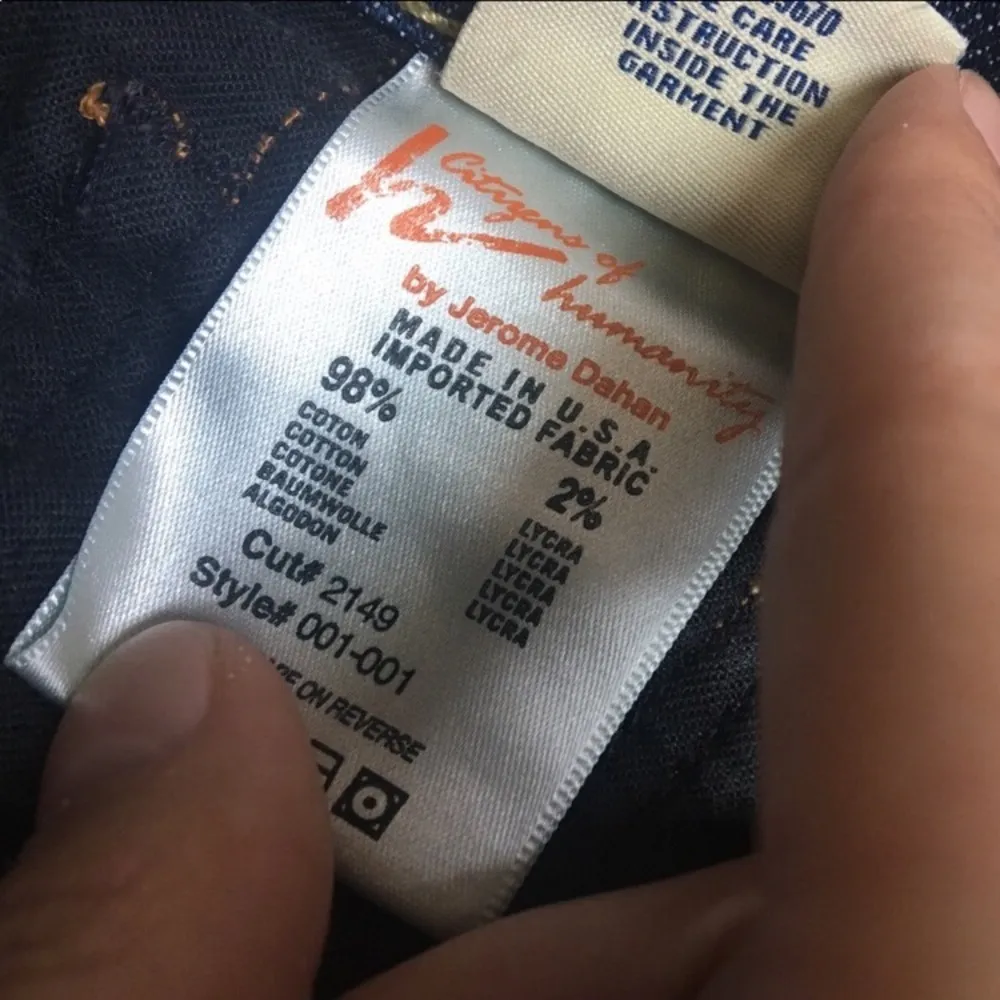 DARK WASH CITIZENS OF HUMANITY JEANS - Image 5