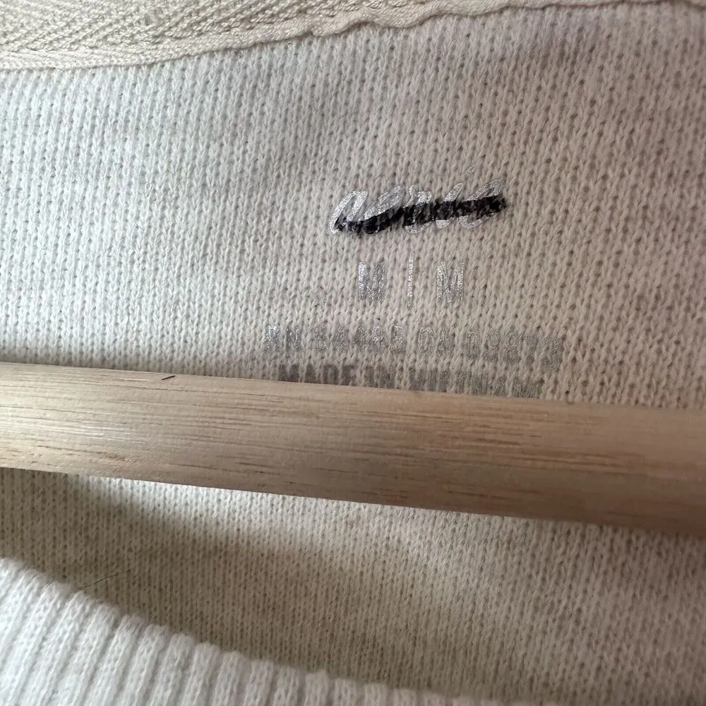 Aerie Sweatshirt Womens Medium Large Good Vibes Camo Pullover Casual Lounge Cute - Image 4