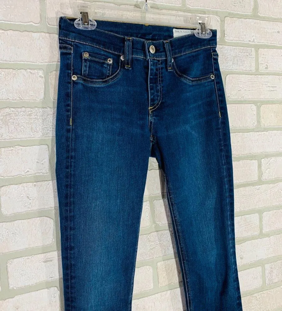 Rag & Bone Skinny Jeans in Bedford Wash Size 26 - Image 6