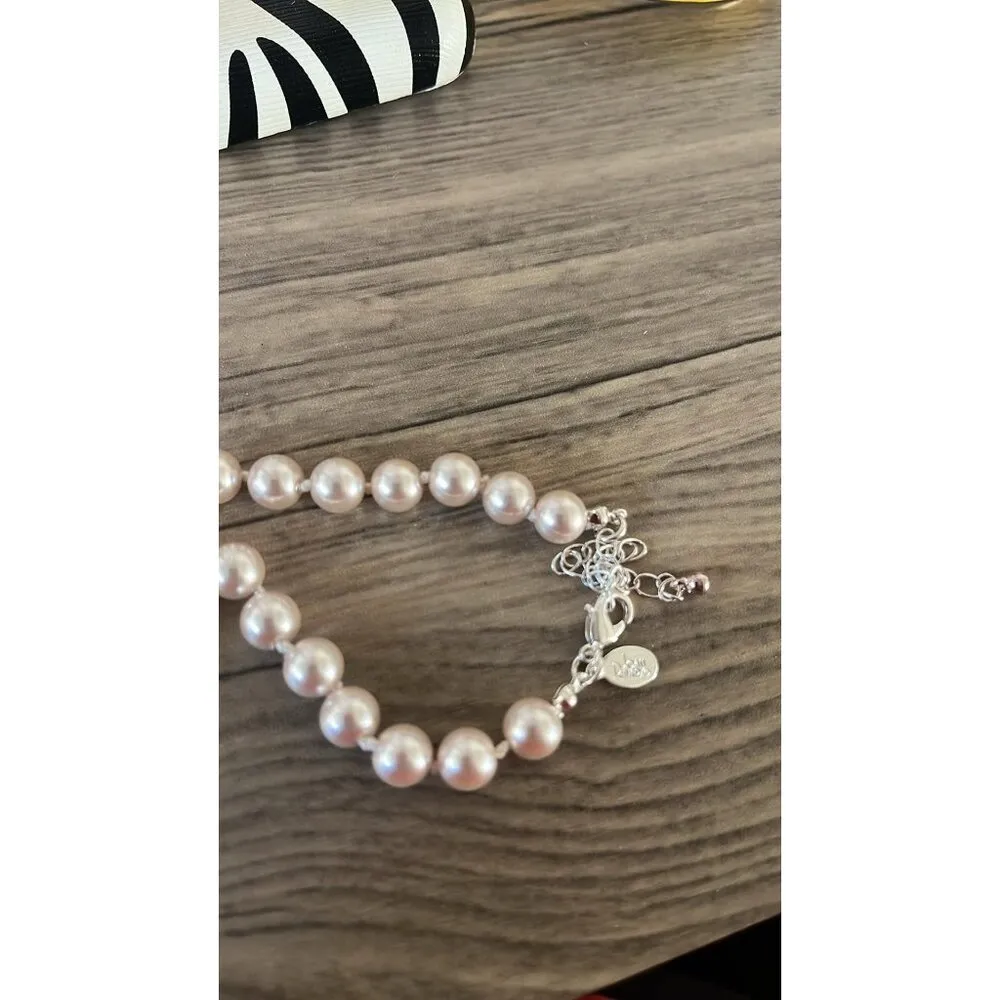 Joan Rivers New Cream Faux Pearl Necklace 12 inch - Image 2