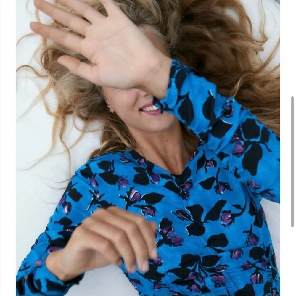 NEW Zara Ruched draped  dress - Image 6