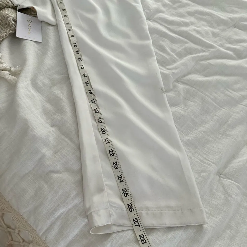 Wayf Women’s Extra Small Monticello White Cutout Jumpsuit - Image 4