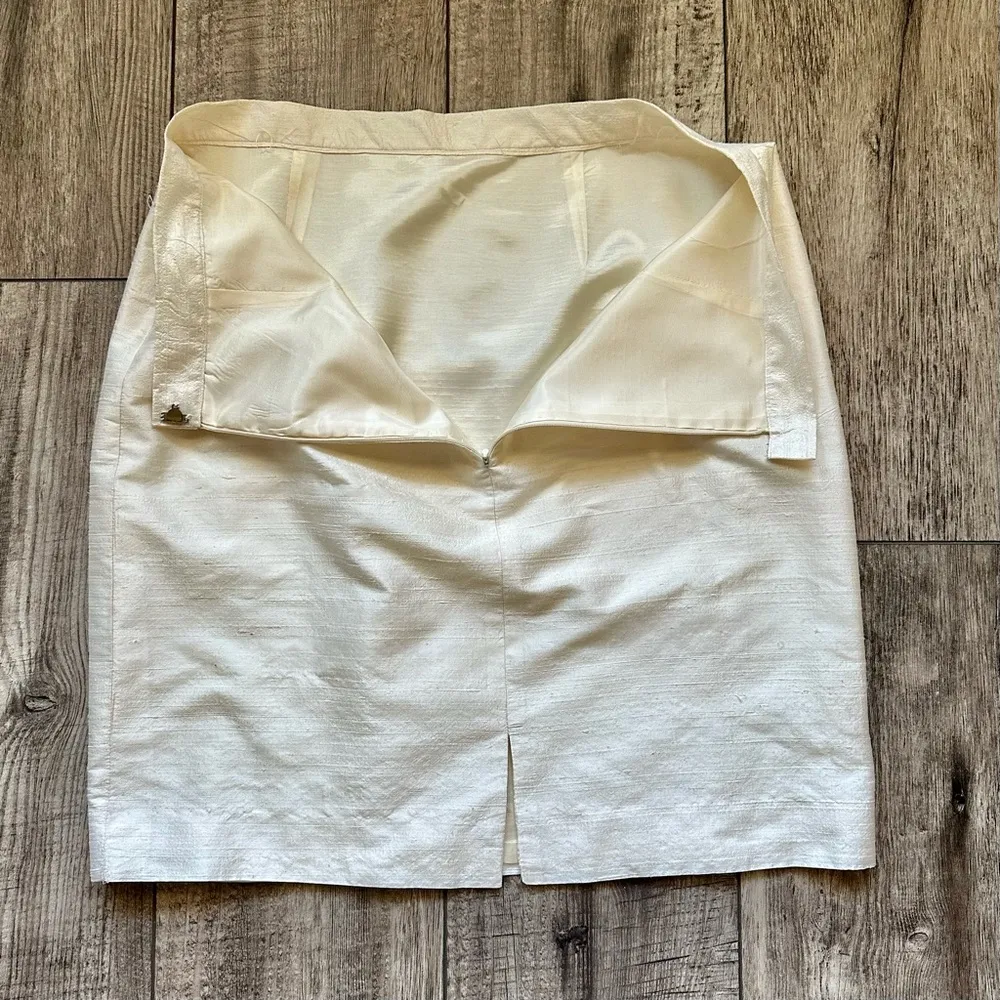 Vintage 1980s silky skirt set - Image 14