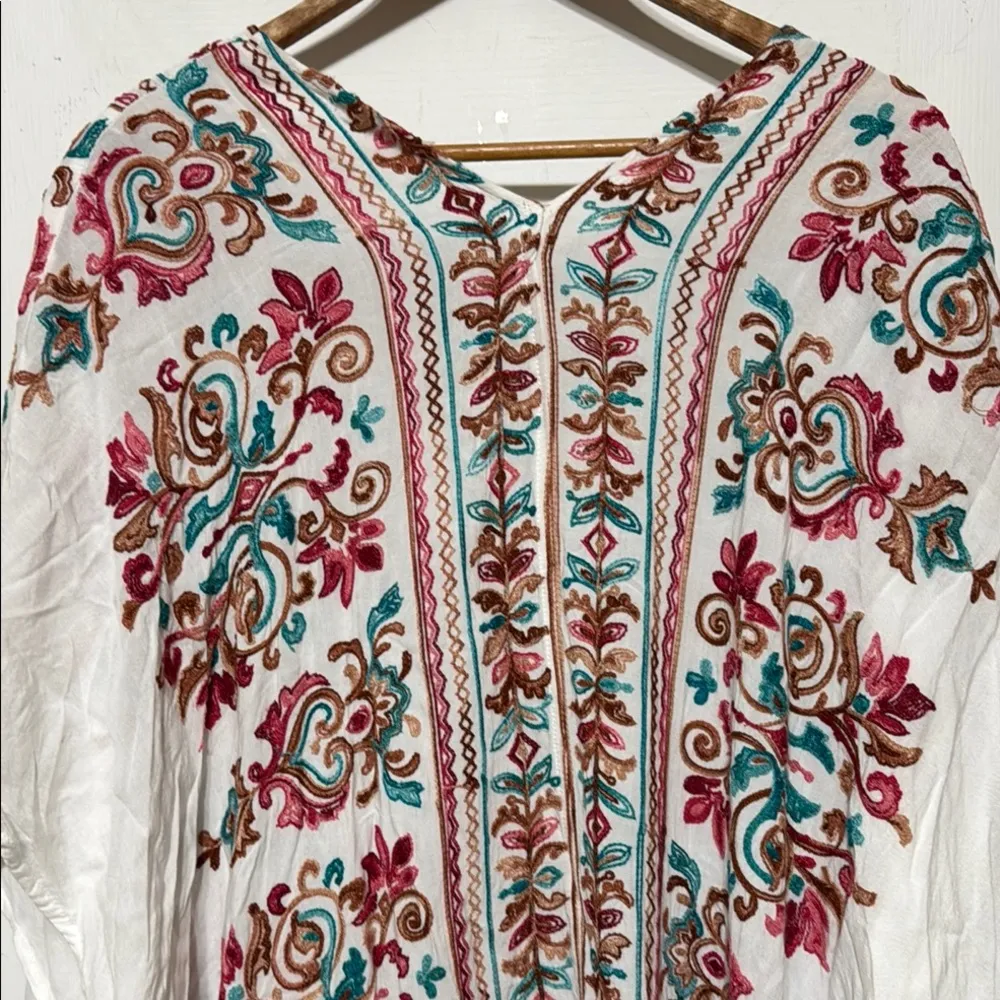 Vibrant Floral Embroidered Cardigan - Image 5