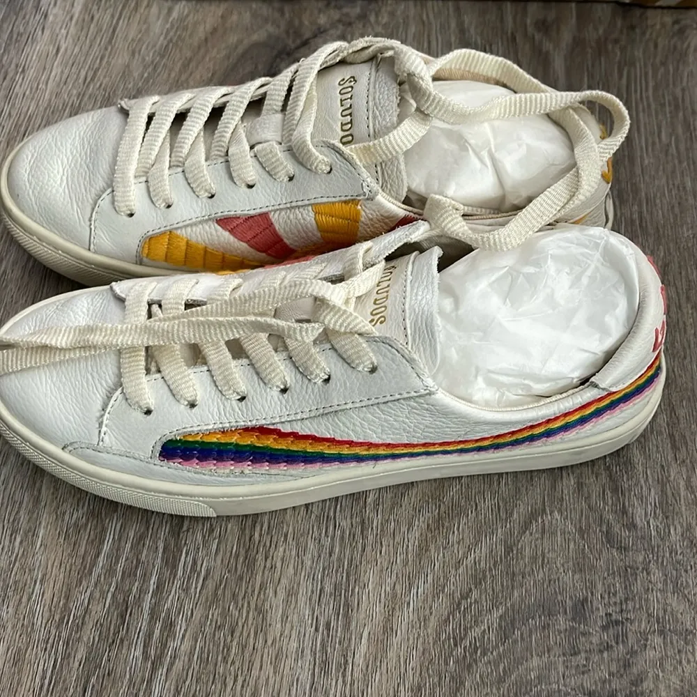 Soludos Rainbow Waves Sneakers Size 5 - Image 9