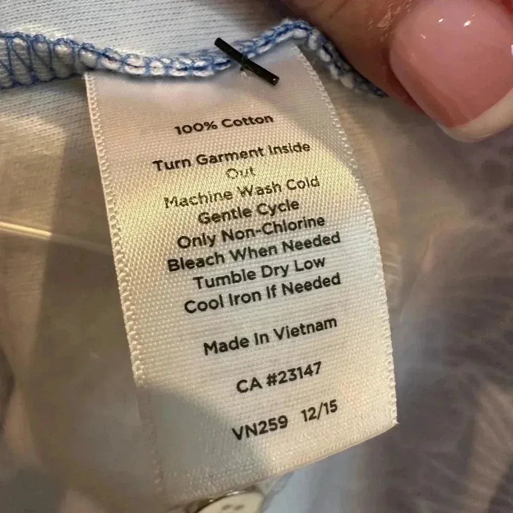 Talbots | Blue Pink Coastal Seashell Beach Fitted Sheath Dress Size M NWT - Image 9