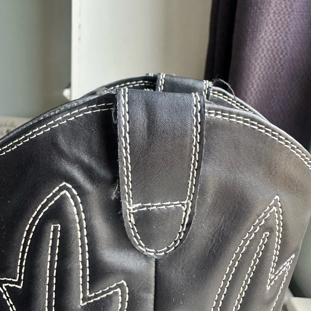 Black Cowgirl Boots - Image 5