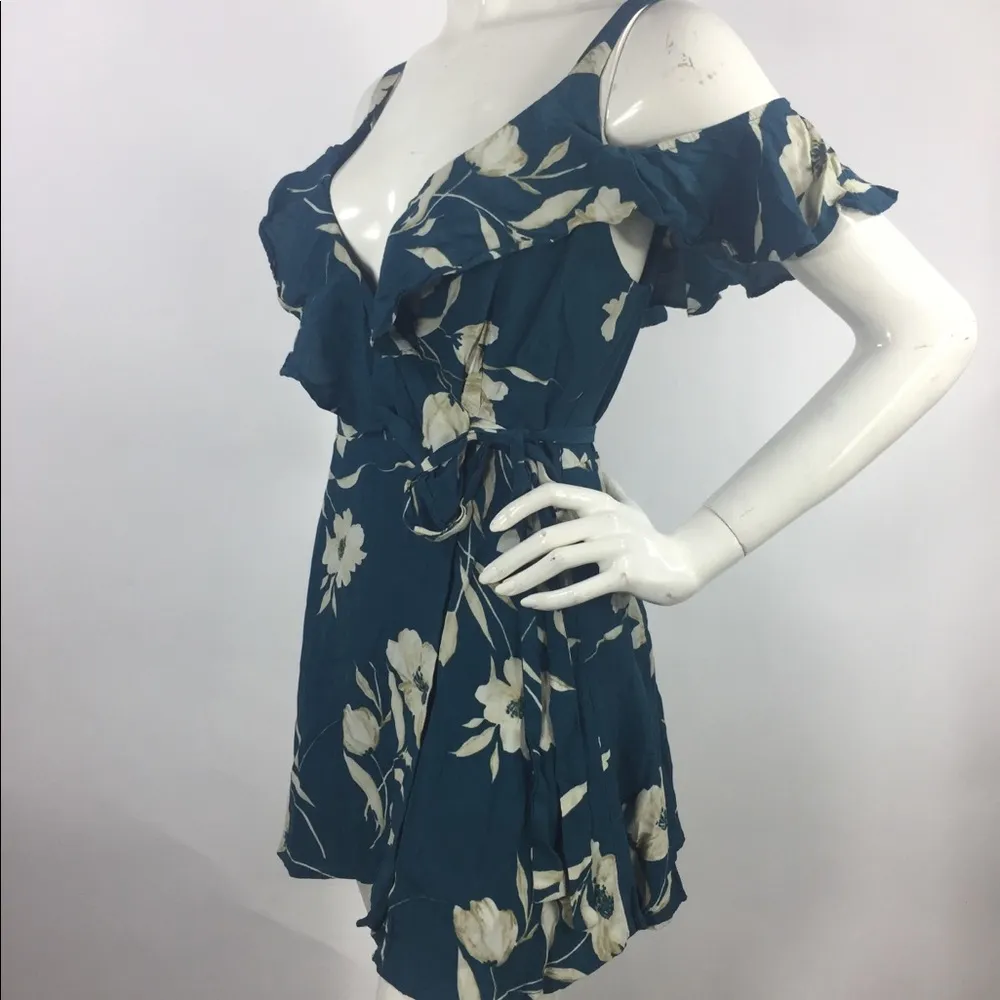 Privacy Please Hamlet Wrap Mini Skater Dress - Image 14