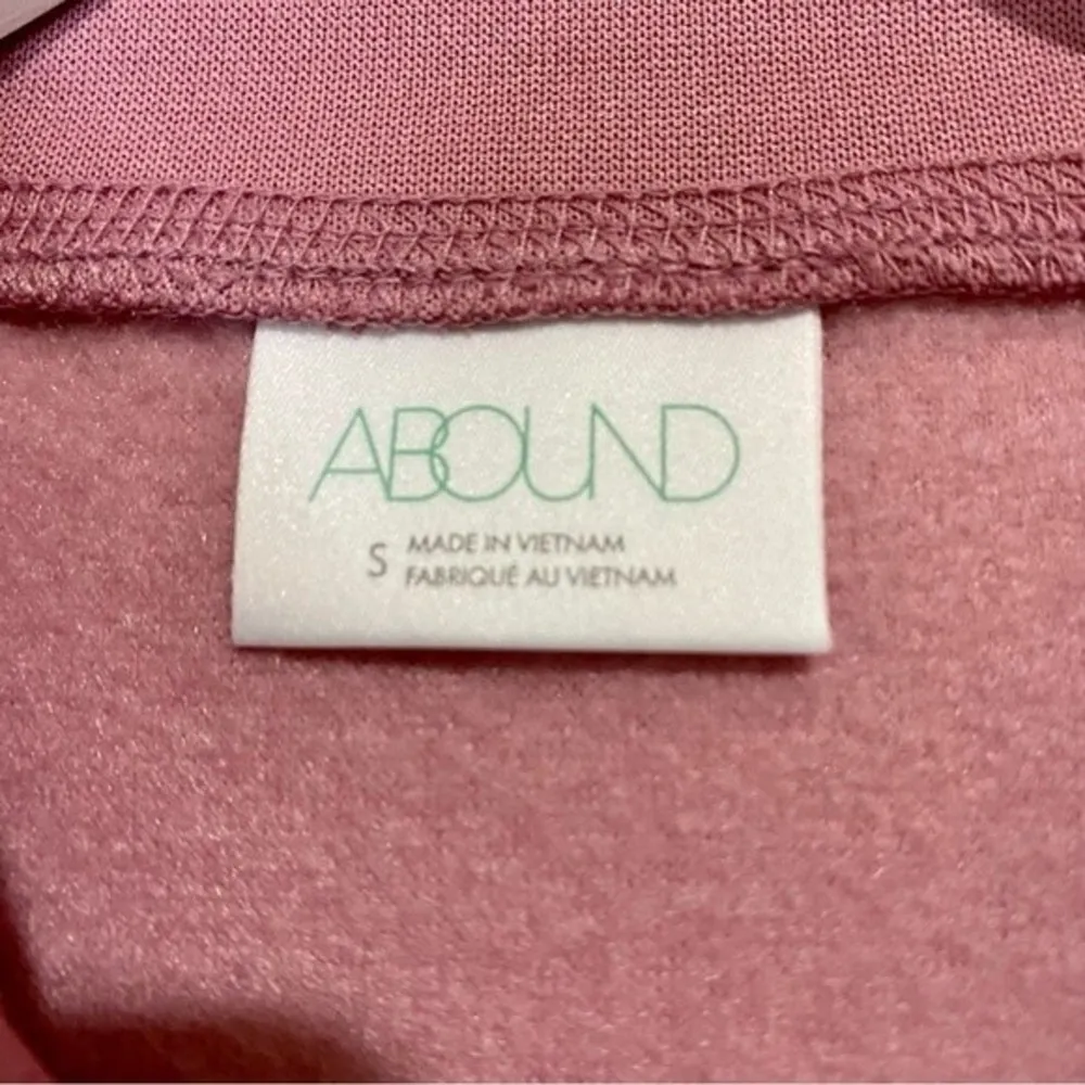 Abound Women’s Crop Fleece Pullover Pink Bloom Size Small NWT - Image 6