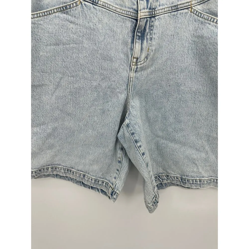 Lane Bryant Mid Rise Boyfriend Bermuda Shorts Women 18 NWT High Rise Straight - Image 4