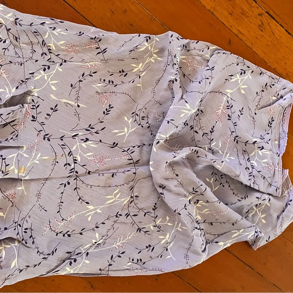 Rampage Purple Ruffled Sequin Midi Skirt - Image 3