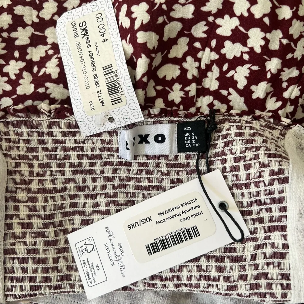 NEW NWT RIXO Hattie Floral Printed Square Neck Midi Dress - Image 13