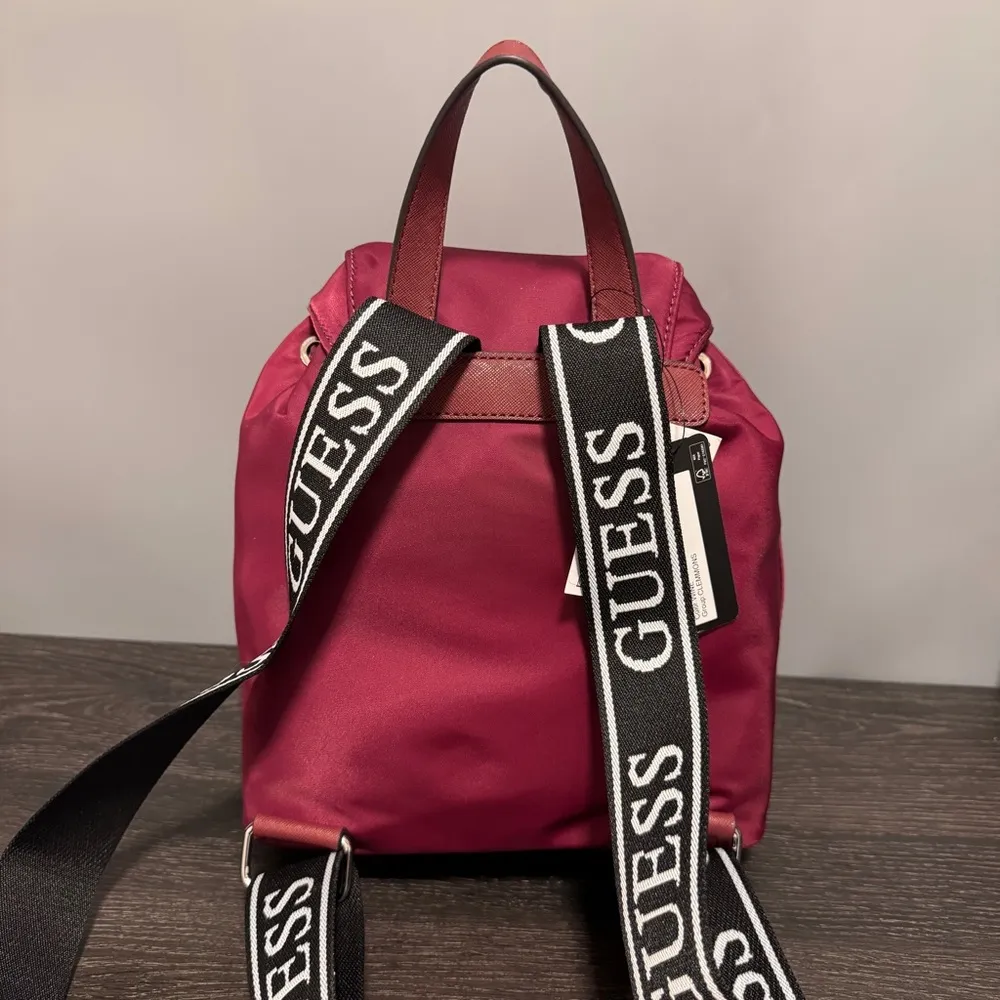 NWT  Rucksack Women’s Nylon Backpack In Wine Small - Image 3