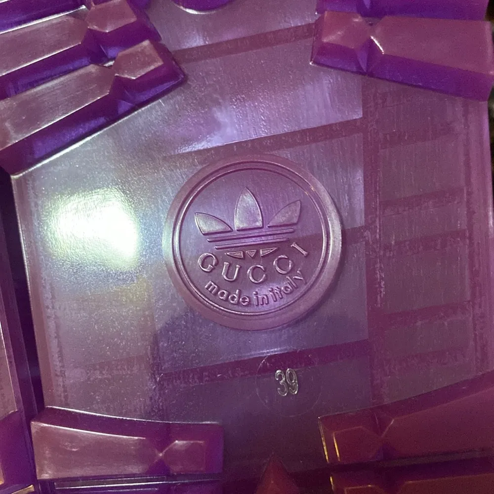 Gucci X Adidas Rubber Slide Sandal size 39 - Image 6