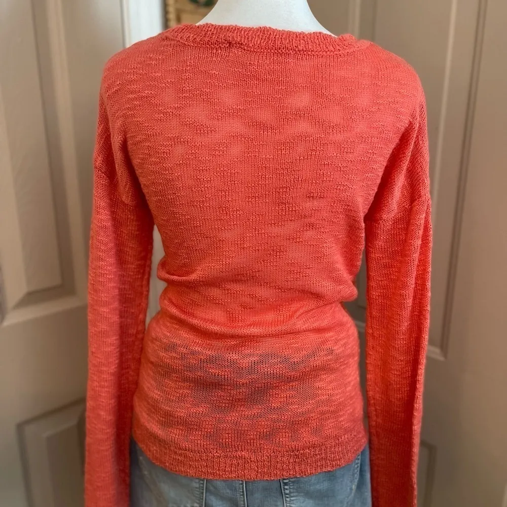 Pink Rose salmon colored antlered deer cute “ugly Christmas sweater” in Size S. - Image 9