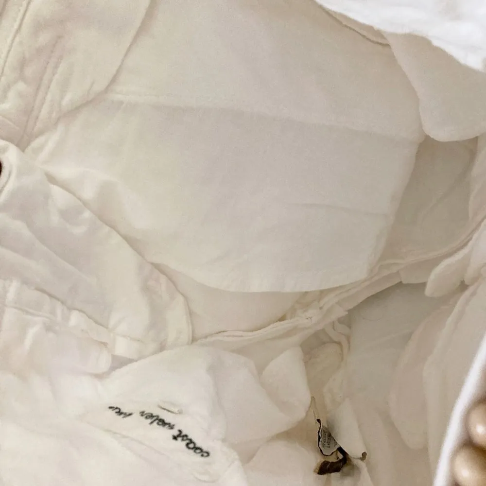 Coast Weber & Ahaus women's size 40 IT beads & espadrille waist cropped trousers White - Image 5