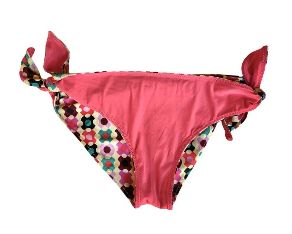 NWOT La DoubleJ Bow Lycra Brief Groovy Dot Giallo Size M Pink Size M - Image 8