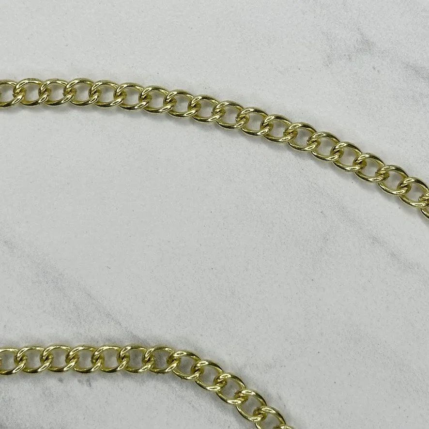 Gold Tone Chain Purse Strap 49" Crossbody Bag Replacement ✨ - Image 4
