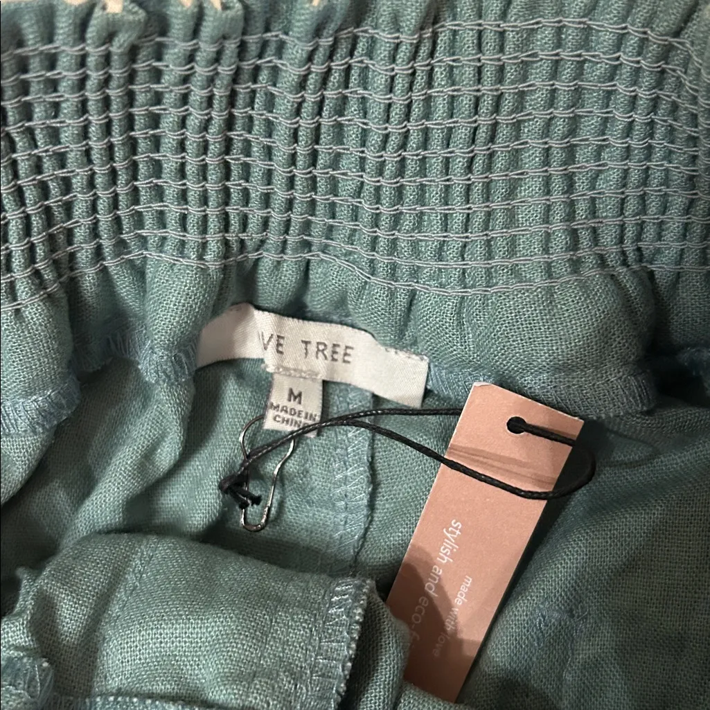 Love Tree High Waist Green Shorts - Image 3