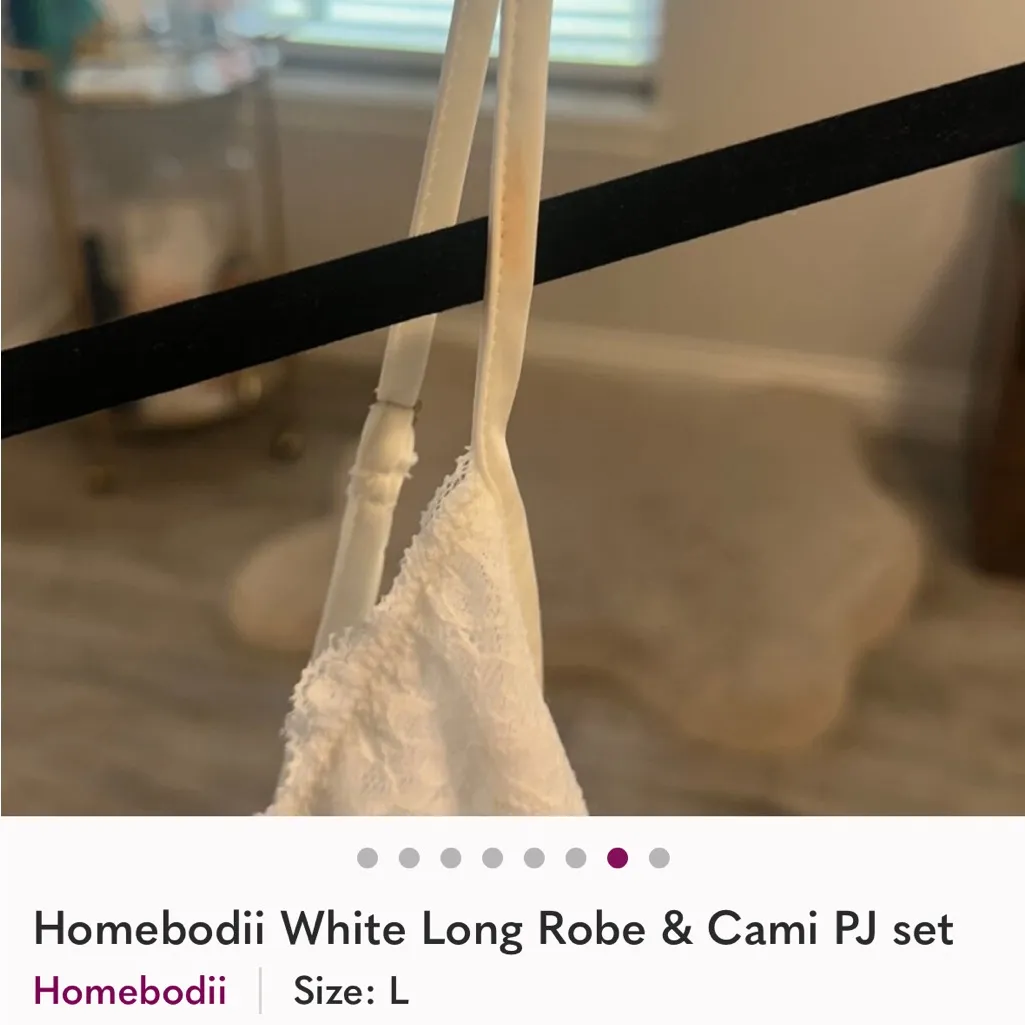 Abercrombie White PJ Set Cami & Shorts - Image 4