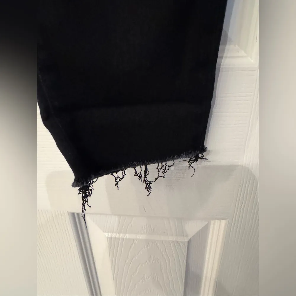 Black Orchid Carmen High Rise Ankle Fray High Waisted Women Black Jeans Size 31 - Image 9