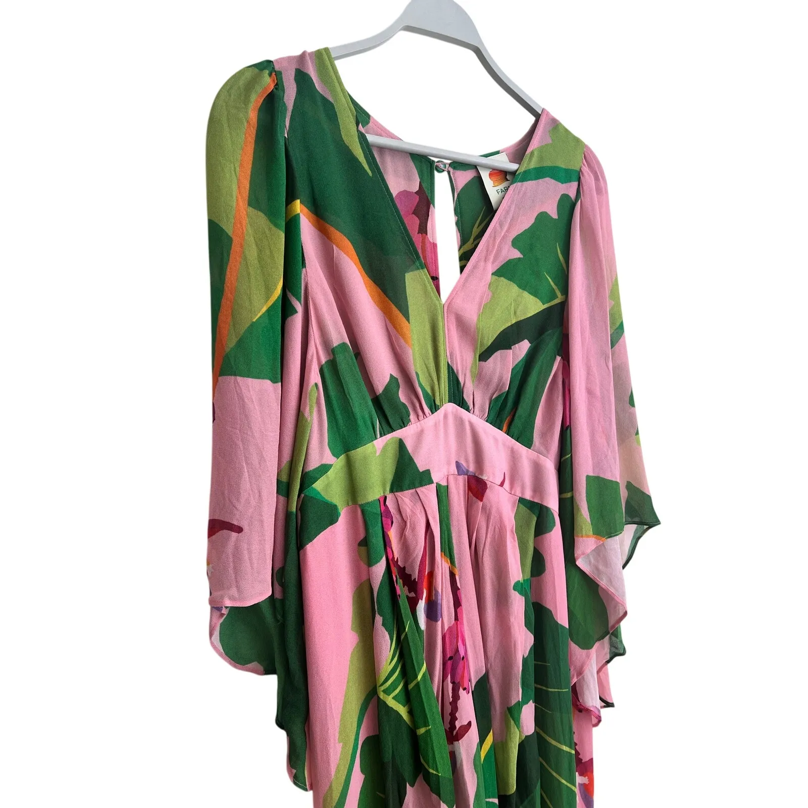 Farm Rio Caftan Tropicalistic Gorgeous Flowy Maxi Dress Size: Large - Image 5