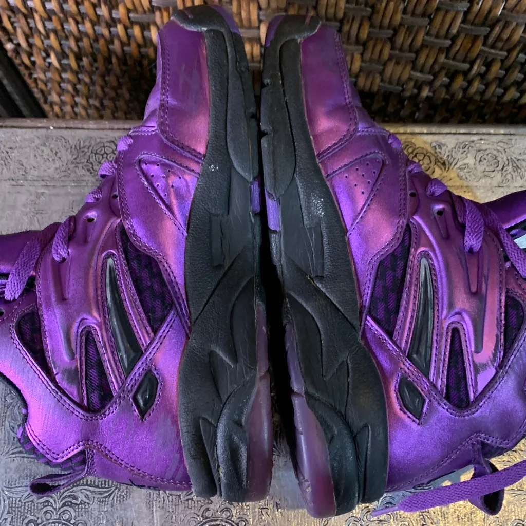 Retro Throwback L.A. Gear Shiny Purple Light - Image 7