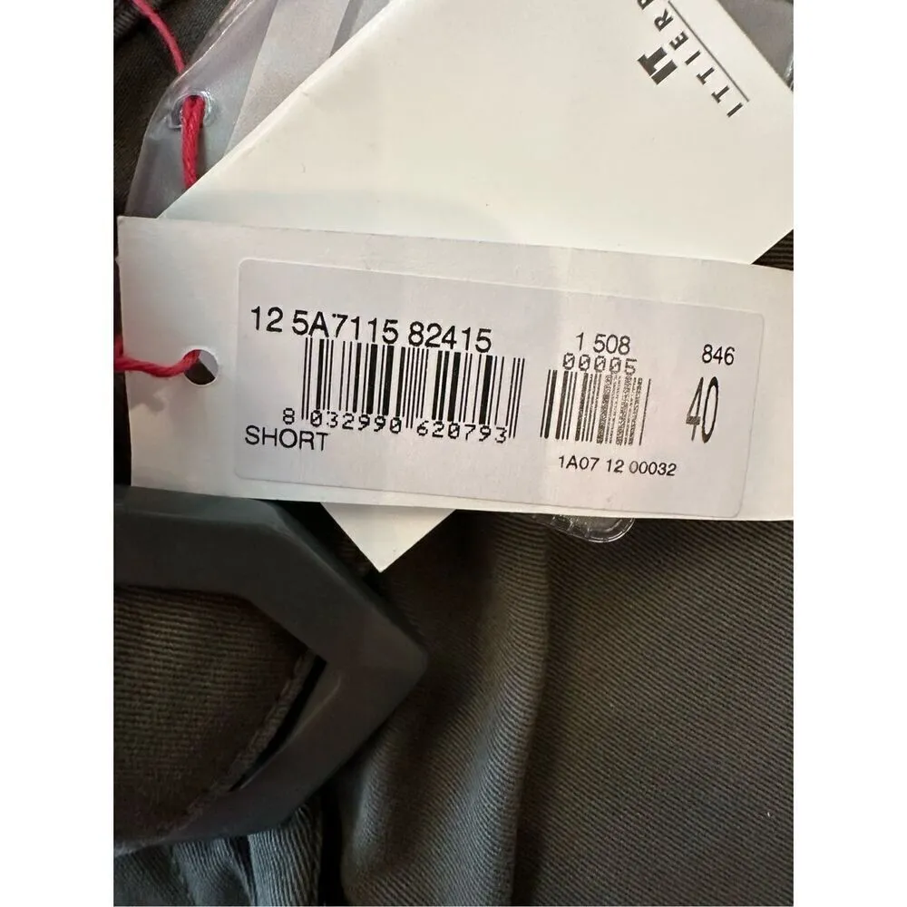 FIORUCCI Cotton Shorts in Grey Size IT 40 - Image 7