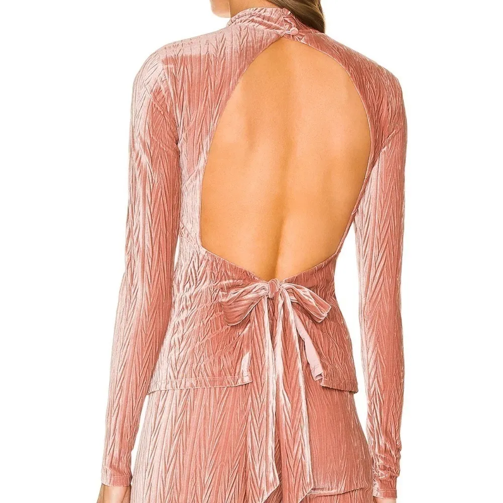 NWT Michael Costello x REVOLVE Piera‎ Top in Mauve Size Medium - Image 10