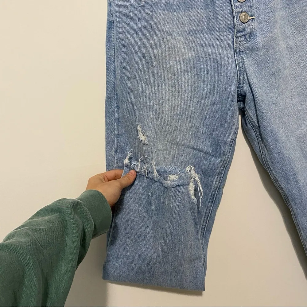 We The Free Light Wash Buttonfly Slim Jeans 29 - Image 6