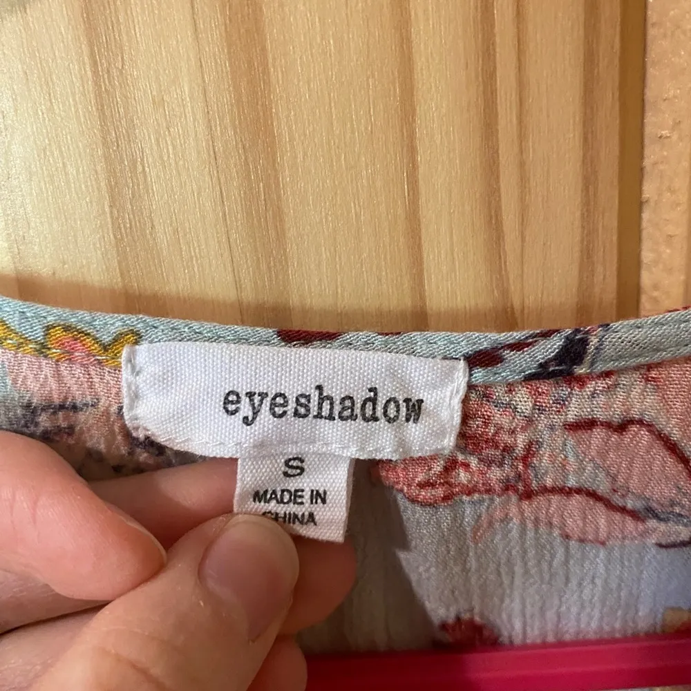 Floral Women's Top - Blue - Image 3