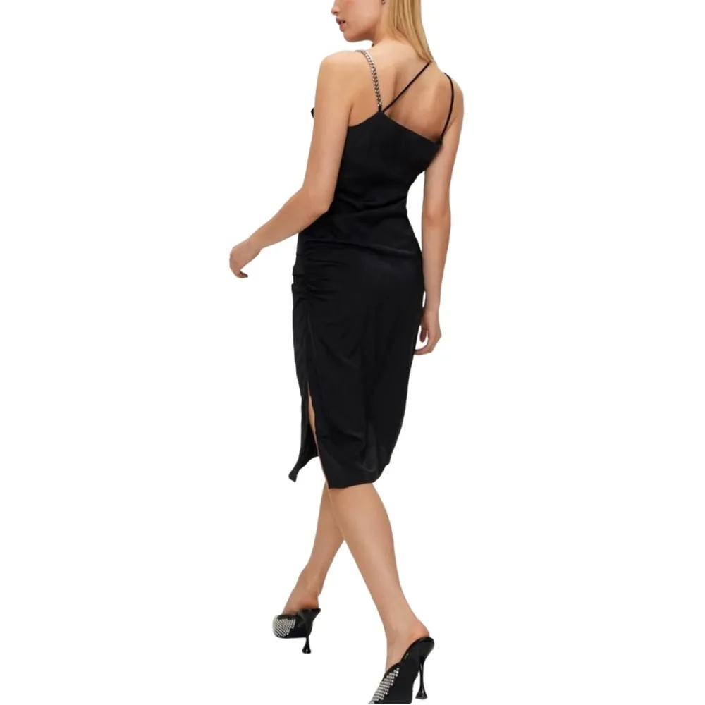 NWT  Chain Detail Satin Midi Slip Dress - Image 3