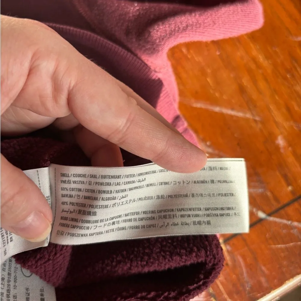 Abercrombie soft a&f logo cotton blend hoodie size XS - Image 7