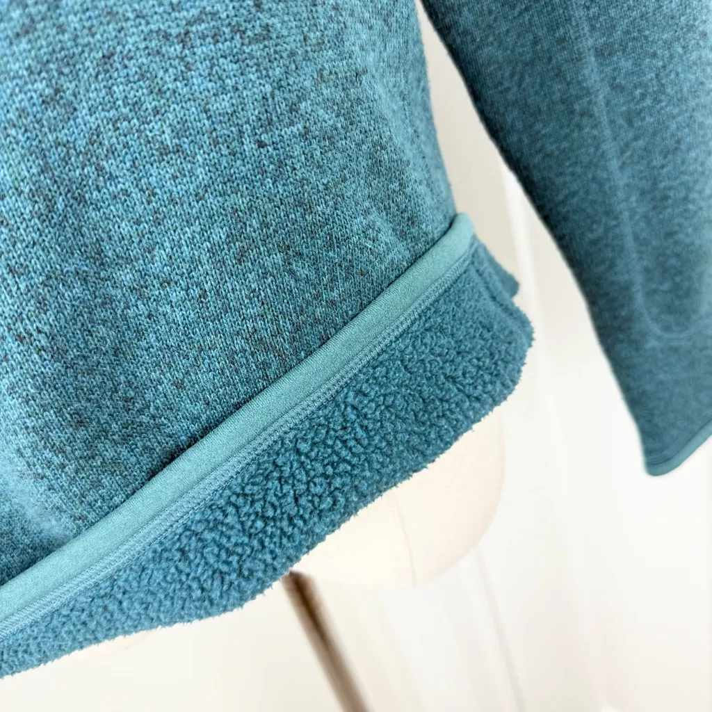 Patagonia Better Sweater 1/4 Zip Teal Blue Women’s Sz S - Image 9