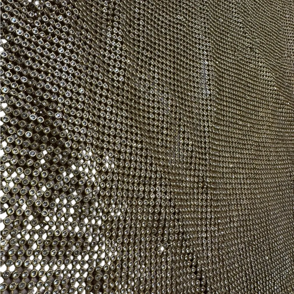 SNDYS - SUNSET DRESS GOLD BACKLESS MINI DRESS US 4 - Image 5