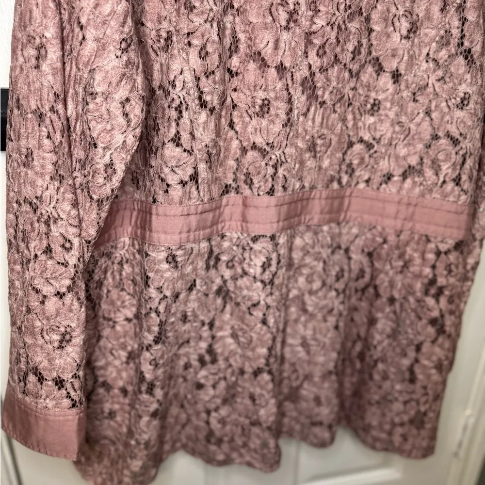 LANE BRYANT Womens Pink Pocketed Button Up Cardigan Plus 18/20.  #120 - Image 13