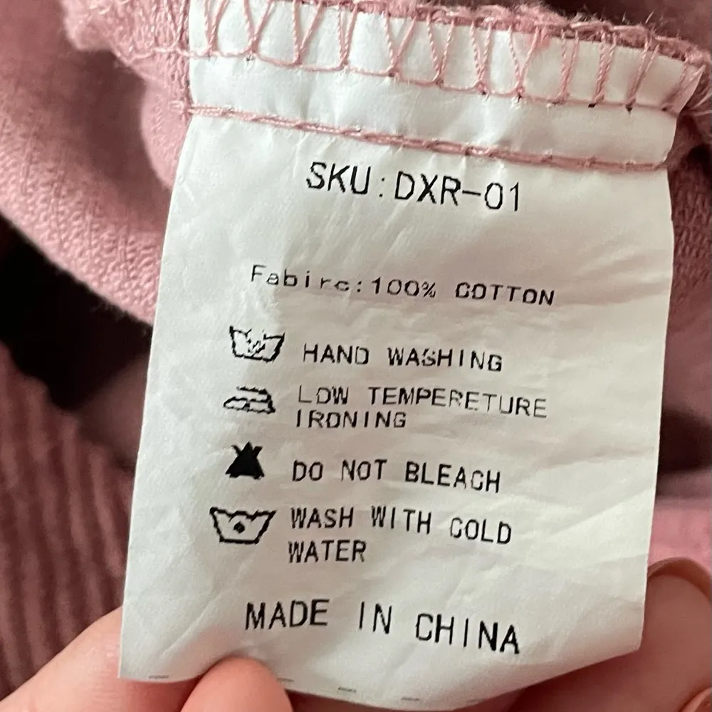 Pink corduroy overall bib pinafore suspender dress, size S Barbiecore boho - Image 7