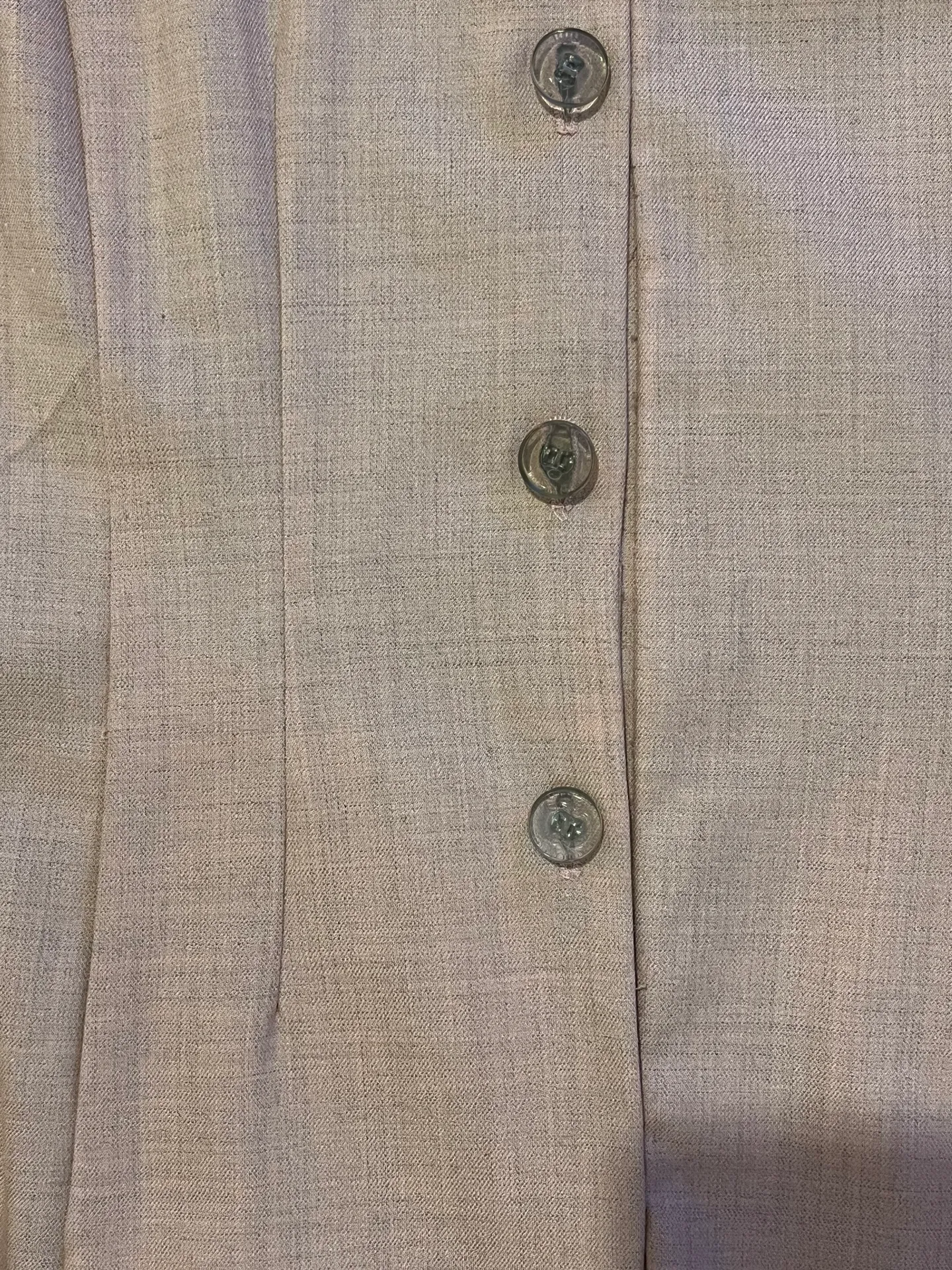 Handmade Women’s  Blush Blazer Collarless Size Small - Image 4