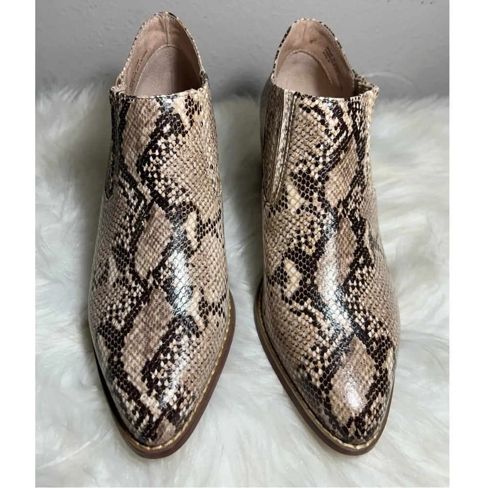 Anthropologie  Marion Python Ankle Bootie Size 8 - Image 3