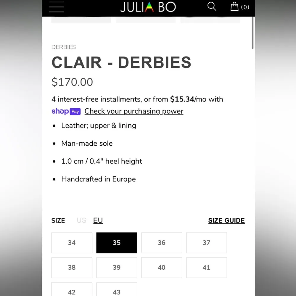 JULIA BO Clair derbies shoes ✨ Black Size undefined - Image 4