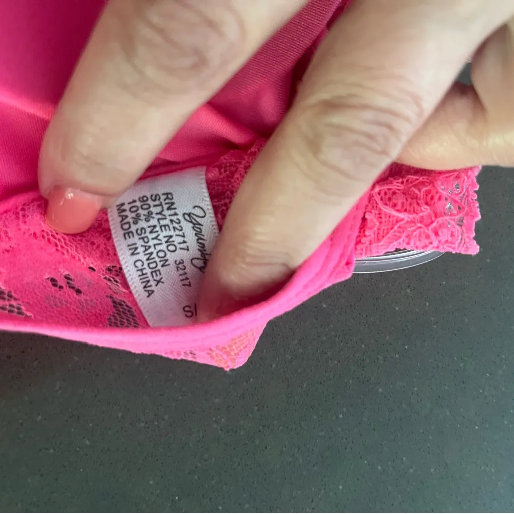 Set of 2 new Woman’s lace bralette Blue Size undefined - Image 9