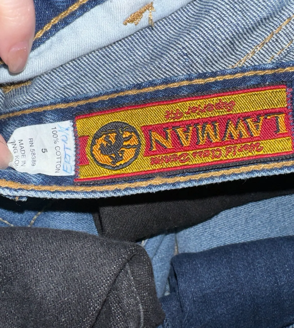 Vintage LawMan Jeans High-Waisted - Image 5
