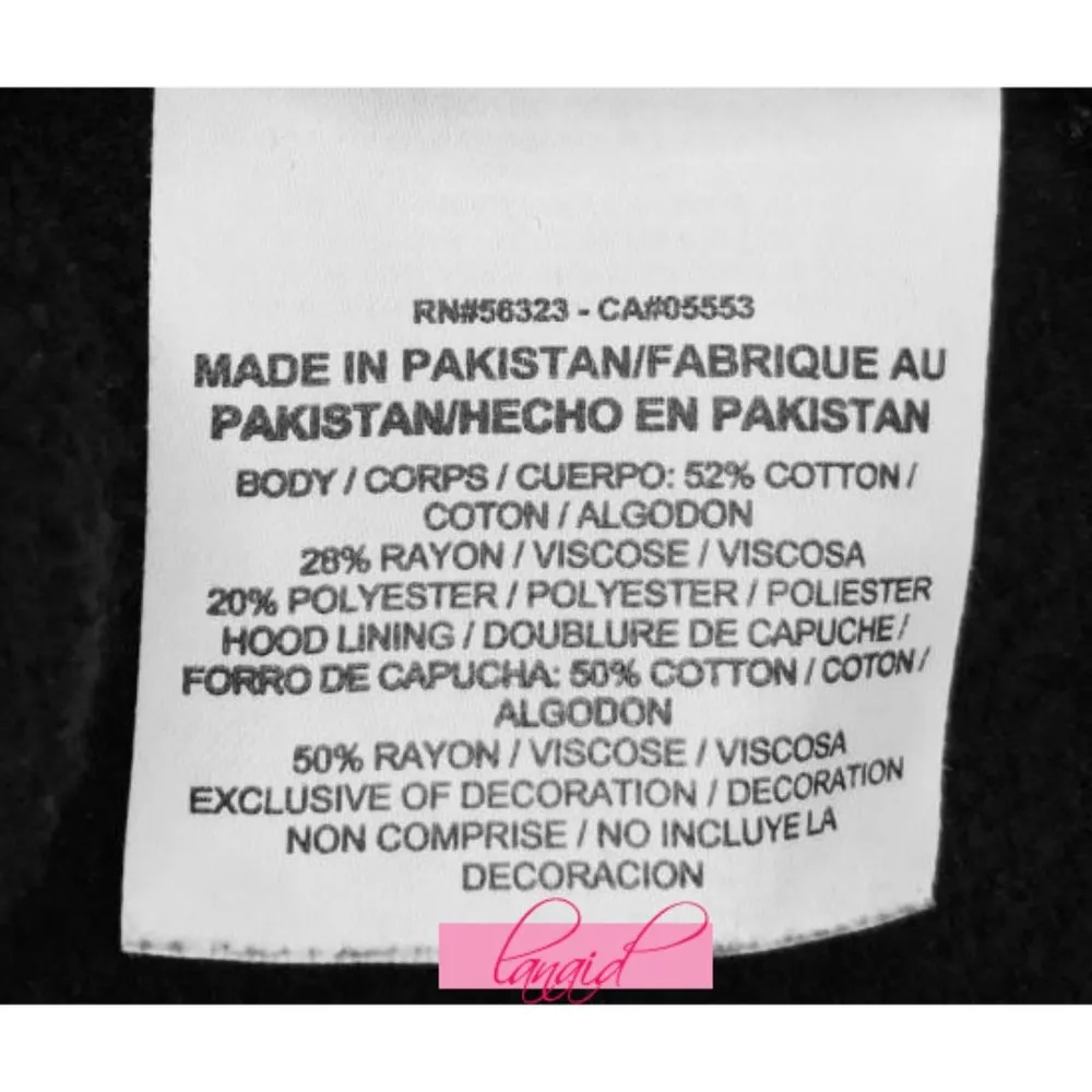 NSW Funnel-Neck Hoodie High Cowl Cowlneck Pullover Hood Sweatshirt Sweater - Image 11