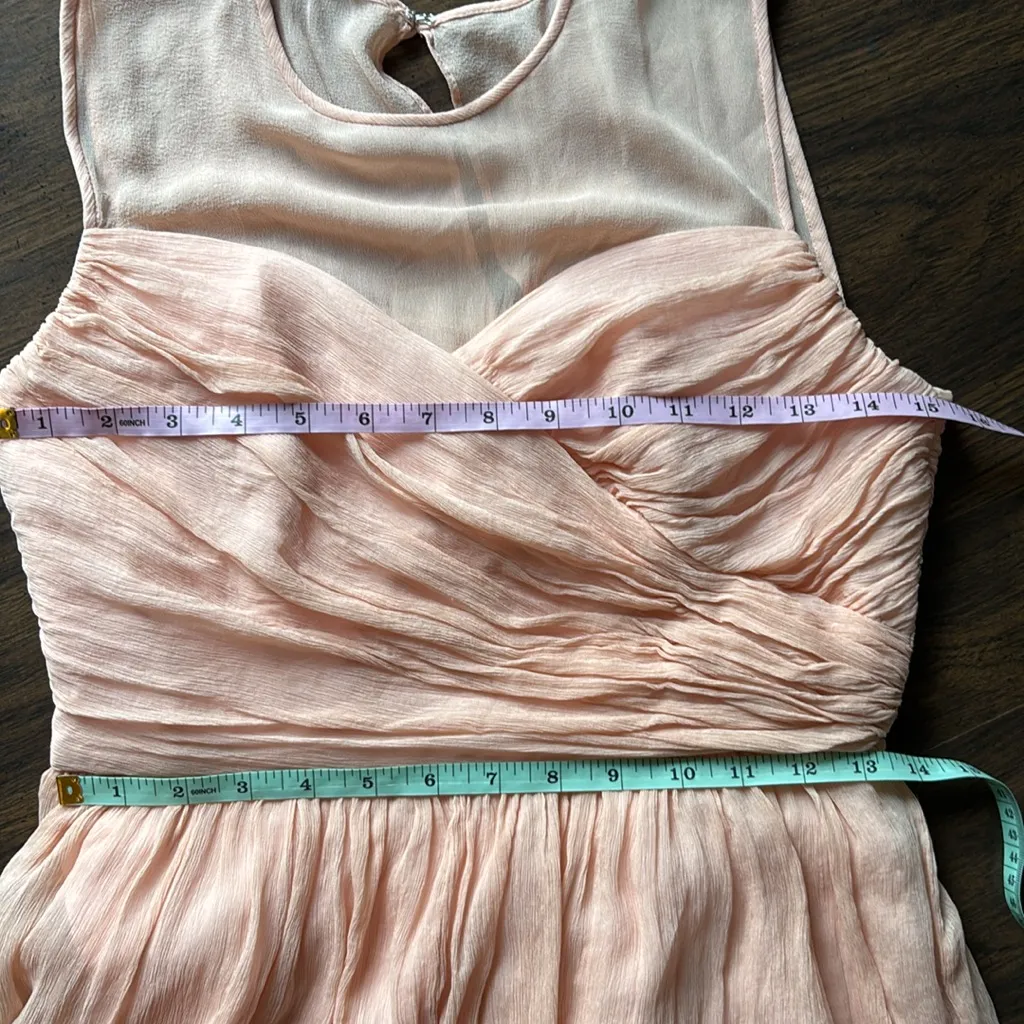 J. Crew  Clara Dress Silk Chiffon Dress Sz 8 Petite Romantic Balletcore Silk - Image 12