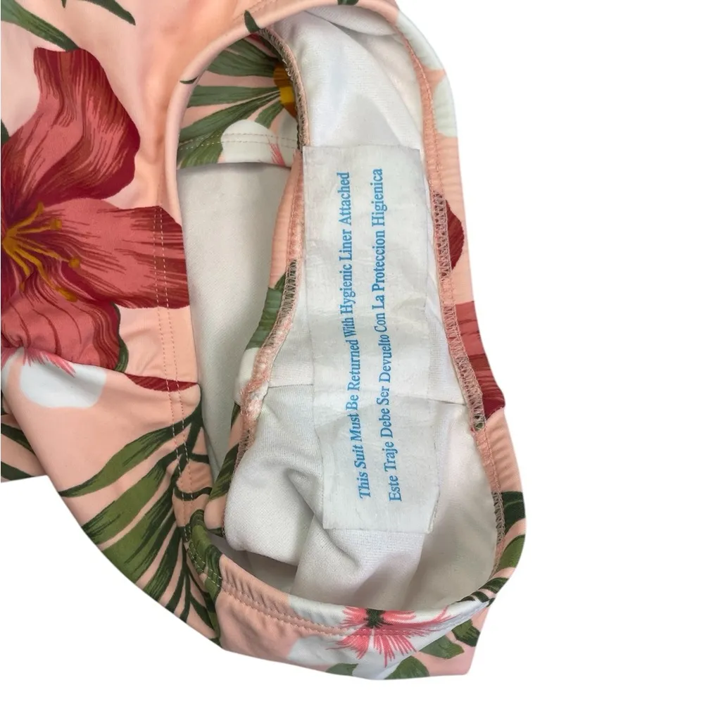 Kona Sol Women's Bandeau Front Ruched Full Coverage One Piece Swimsuit Medium - Image 12