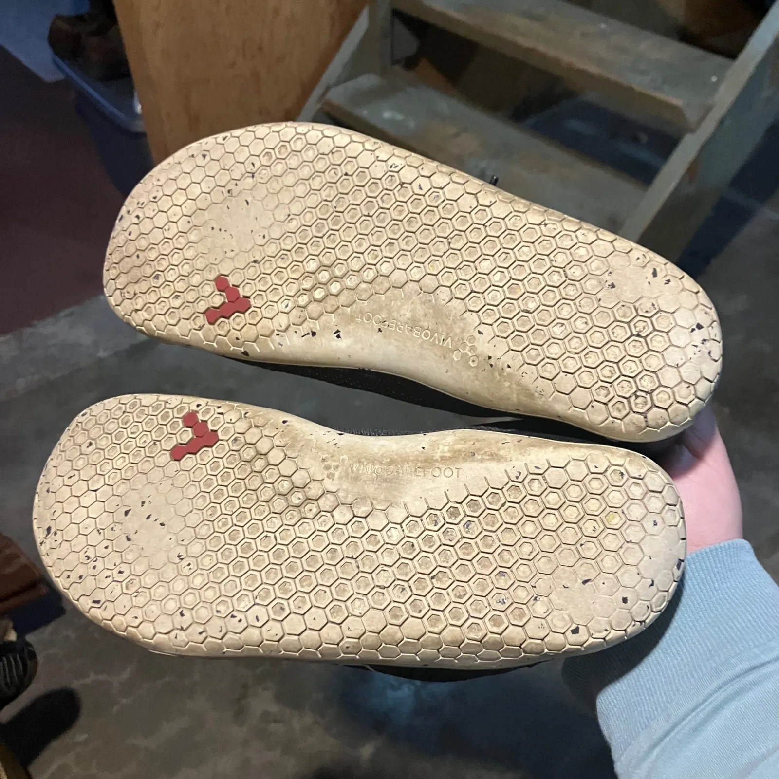 Vivobarefoot primus lite knit sneakers black wide toe box women's size 41 10 - Image 8